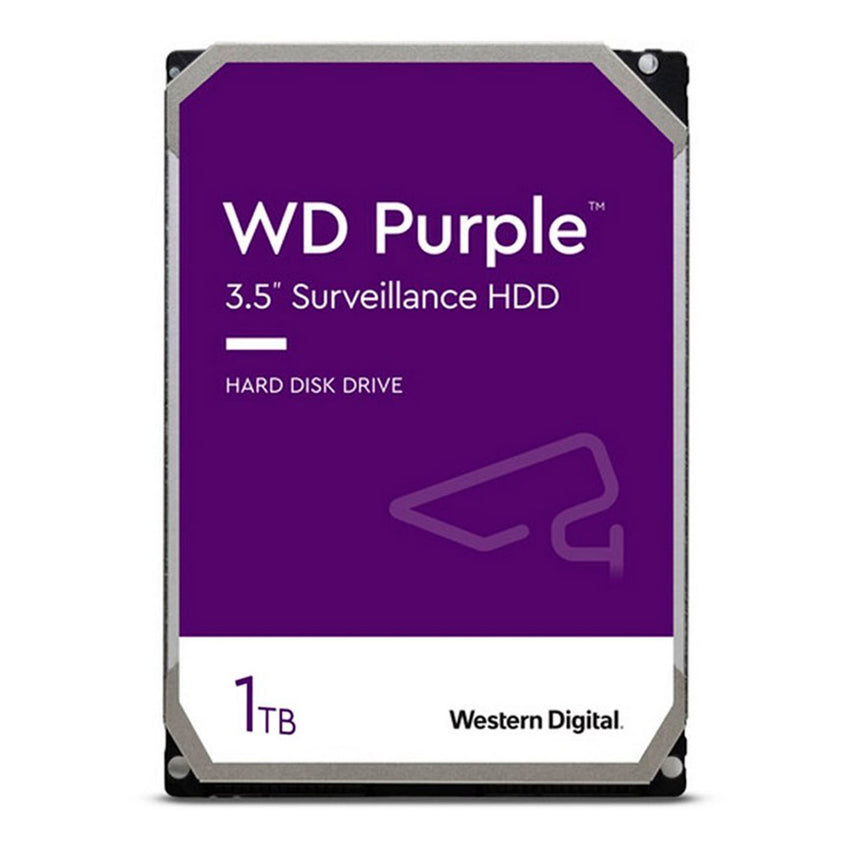 Disco Duro Western Digital PURPLE 1TB 5400RPM SATA 6Gbs Cache 64 MB 3,5in videovigilancia trabajo 24/7