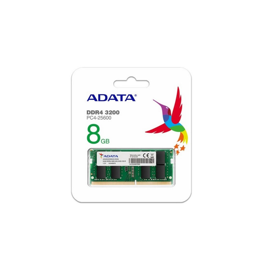 Memoria Adata RAM Portátil DDR4 8GB BUS 3200