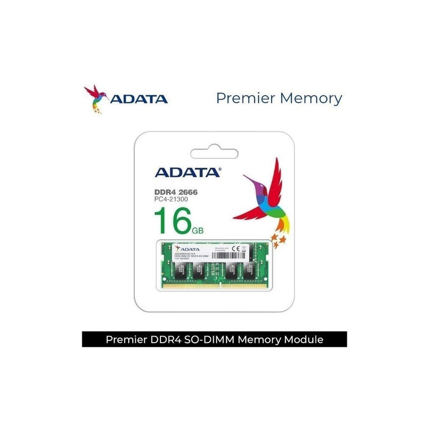 Memoria Ram Adata Portatil 16gb AD4S2666316G19-SGN