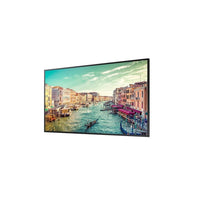 Monitor industrial  QM55B Tamaño: 55, Resolución 3840X2160 (16:9) 4K UHD, Brillo 500nit, Certificación contra polvo IP5X,  Contraste: 4000:1, Características: uso 24 horas/día, Panel Antirreflectivo, Sensor IR Central (Tras el panel), altavoces 10Wx2 ,Web