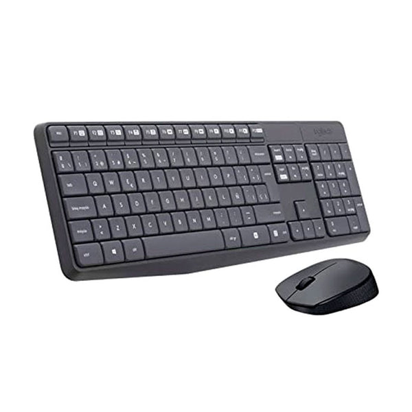 Kit Teclado Y Mouse LOGITECH Silencioso  MK295 COLOR Negro