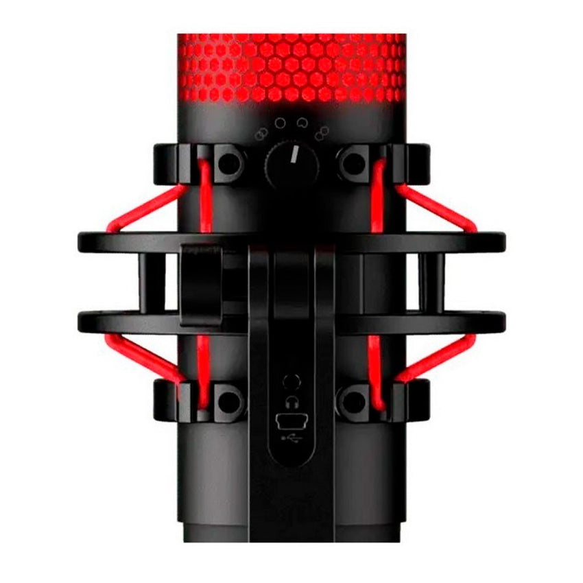 Micrófono HyperX QuadCast condensador multipatrón negro