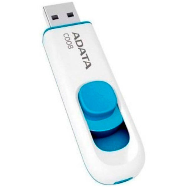 Memoria Adata USB 2.0 C008 Retráctil 16GB Blanca