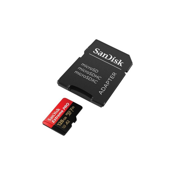 Tarjeta microSD SanDisk Extreme Pro UHS-I 128GB C10, U3, V30, A2