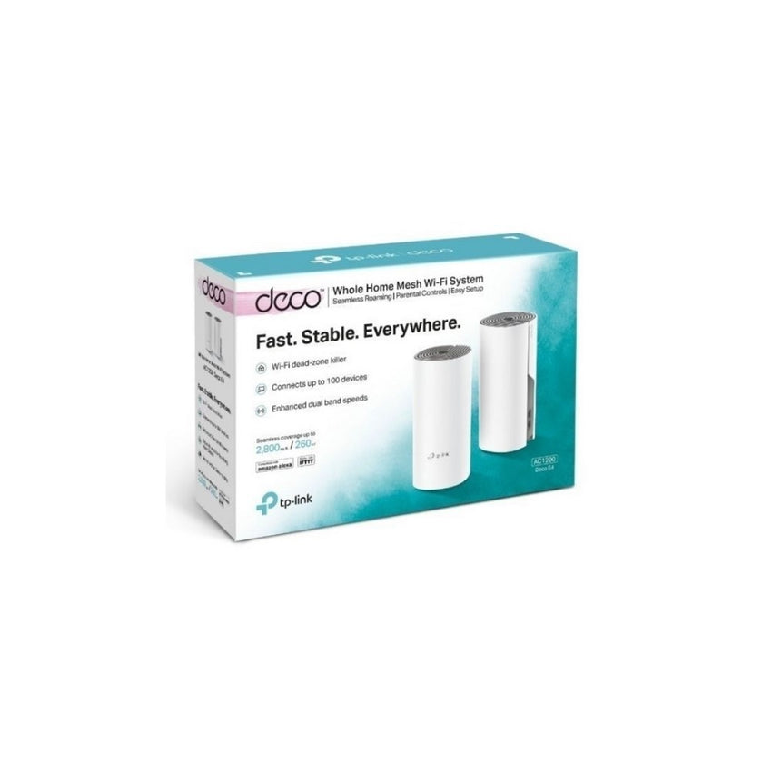 Router TPLINK Wifi Malla Doble Banda  AC1200 COLOR Blanco