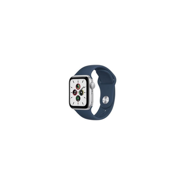 Apple Watch SE (GPS) - Caja de aluminio en plata de 44 mm - Correa deportiva en color abismo - Talla única