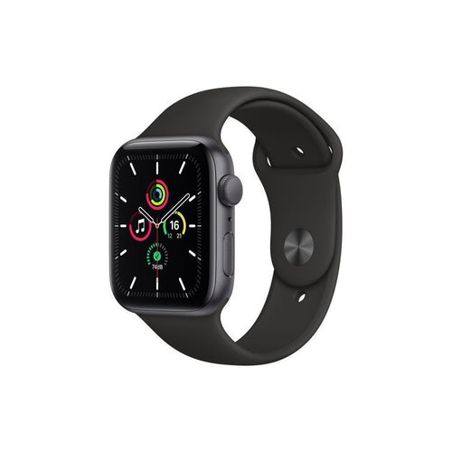 Apple Watch SE (GPS) Caja de aluminio en gris espacial de 40 mm Correa deportiva Medianoche