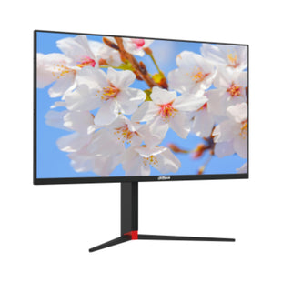 Monitor Dahua Profesional Plano Altura ajustable, 31.5” IPS borde delgado 3 caras / IPS,Tamaño: 31,5 Color Negro,Resolución 2K, 2560 X 1440 (16:9),Tipo de panel: IPS / E-LED,Tipo de respuesta: 4ms, tasa de refresco 75 HZ,Conectividad: DP 1,4, HDMI 2,1 (In
