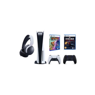 PS5 HW 1115 STANDARD + PS5 DUALSENSE + PS5 COD + PS5 SPIDERMAN + PS5 RATCHET + PS5 REMOTE
