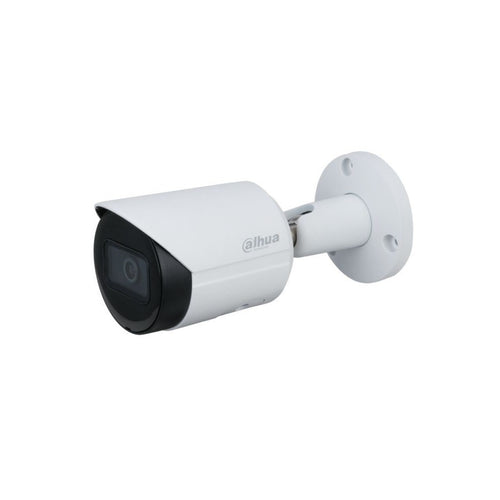 Camara Dahua Bullet IP, 2MP, Lente fijo 2,8mm, H265, DWDR, IR30m, Tarjeta SD maximo 256GB, IP67, 12VDC / POE.