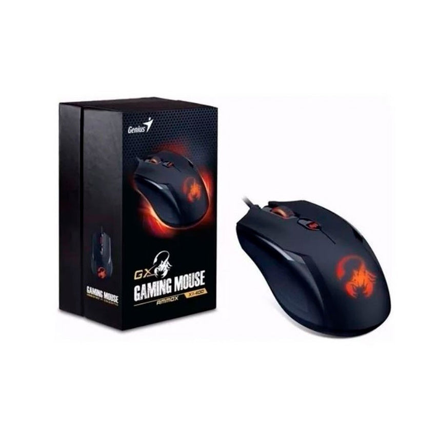 Mouse Gamer Genius  GX AMMOX X1-400 Negro