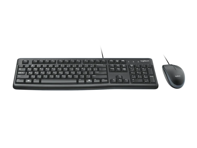 Combo LOGITECH Teclado + Mouse MK120 COLOR Negro