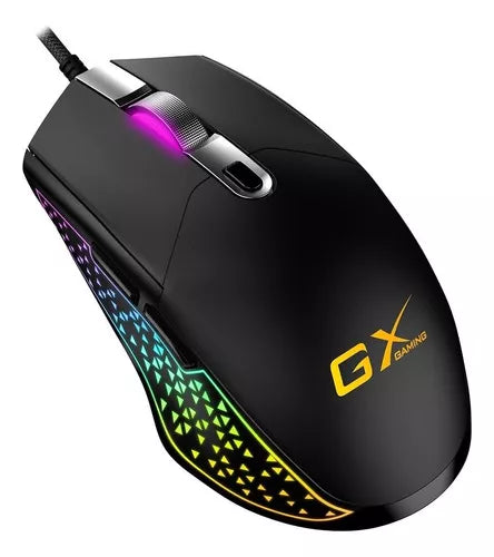 MOUSE SCORPION M705 Interfaz/Optico/Resolución (DPI) 800 / 1600(Predeterminado) / 2400 / 3200 / 4800 / 7200/Número de botones6 (izquierda, derecha, botón central con desplazamiento, última/siguiente página/nivel DPI)