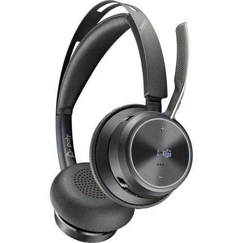 Poly Voyager Focus 2 Microsoft Teams Certified USB-C-C Headset +USB-C/A Adapter +Charging Stand No localization