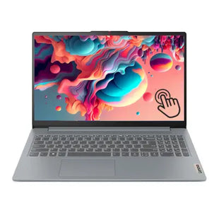 Portátil Lenovo IdeaPad Slim 3 15IAH8 Intel Core i5-12450H 15,6 Pulgadas FHD TOUCH Memoria 16GB Estado Solido 512GB Windows 11 Home Lector de Huella Gris.