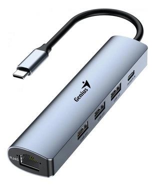 HUB 5 EN 1 DE USB 3.0 CON ETHERNET  UH-545