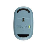 Mouse Acer AMR100 Color Blue inalámbrico de burbuja (1600 DPI/frecuencia inalámbrica de 2,4 GHz/sensor óptico/llave USB)