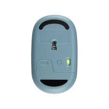 Mouse Acer AMR100 Color Blue inalámbrico de burbuja (1600 DPI/frecuencia inalámbrica de 2,4 GHz/sensor óptico/llave USB)