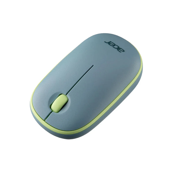 Mouse Acer AMR100 Color Blue inalámbrico de burbuja (1600 DPI/frecuencia inalámbrica de 2,4 GHz/sensor óptico/llave USB)