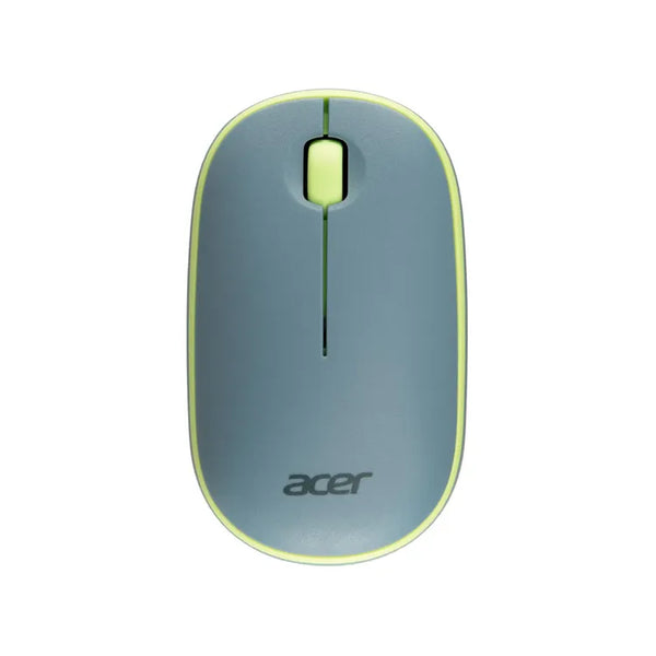 Mouse Acer AMR100 Color Blue inalámbrico de burbuja (1600 DPI/frecuencia inalámbrica de 2,4 GHz/sensor óptico/llave USB)