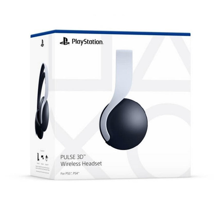 Audífonos de Diadema para consola PLAYSTATION PS5 Inalámbricos Over Ear Pulse 3D Blanco y Negro