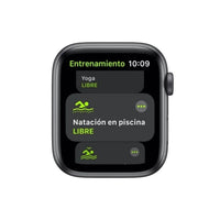 Apple Watch SE GPS, 44mm Space Gray Aluminium Case with Black Sport Band