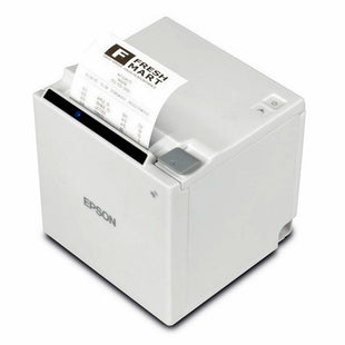 Impresora EPSON Térmica de Recibos mPOS. 80mm, Puerto USB, Ethernet, Incluye Fuente. Negra. TM-m30-022.