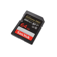 Tarjeta SD SanDisk Extreme PRO 64GB SDXC UHS-I Hasta  200 Mb/s C10,U3,V30