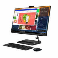 Computador Todo en uno Lenovo, Intel Core i5, 21.5” pulgadas FHD Memoria RAM de 8GB, Disco solido de 256, Negro