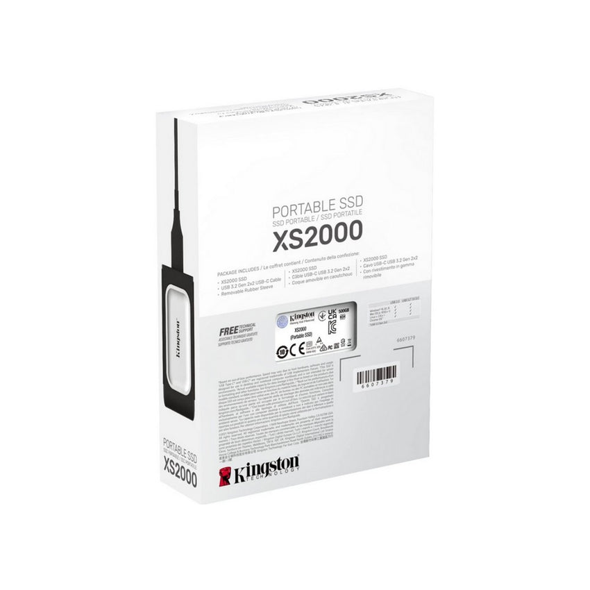 Unidad de estado sólido SSD Kingston XS2000 500gb USB 3.2