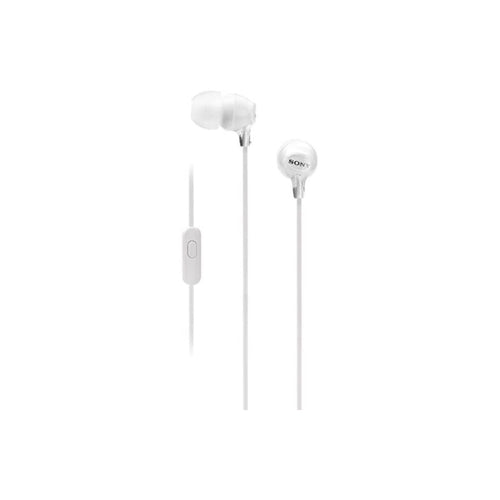 Audífonos Sony internos MDR-EX15LP Color Blanco, de silicona de ajuste seguro.