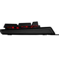 Teclado gaming encoder OMEN by HP color negro - rojo