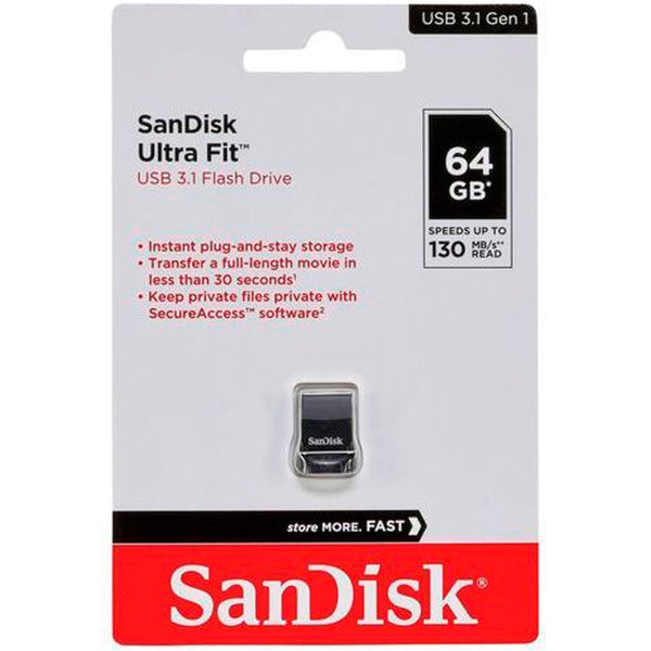 Memoria USB SanDisk Ultra Fit 3.1 64GB