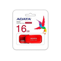 Memoria USB Adata UV240, 16GB, USB 2.0, Rojo