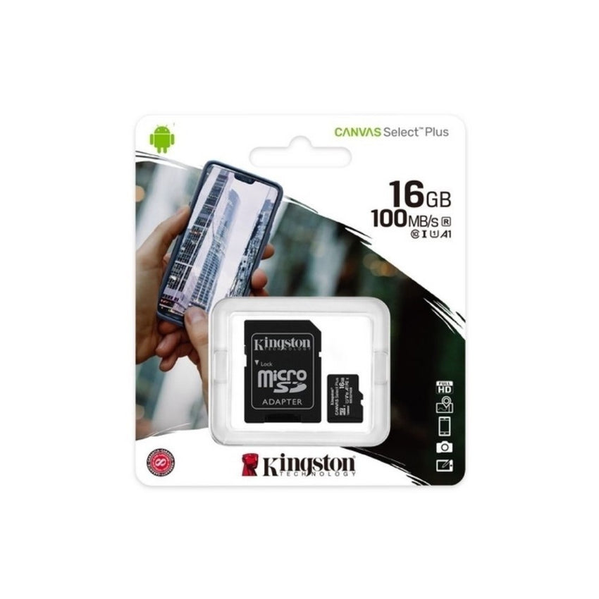 Memoria Kingston micro SD Canvas Select Plus 16GB