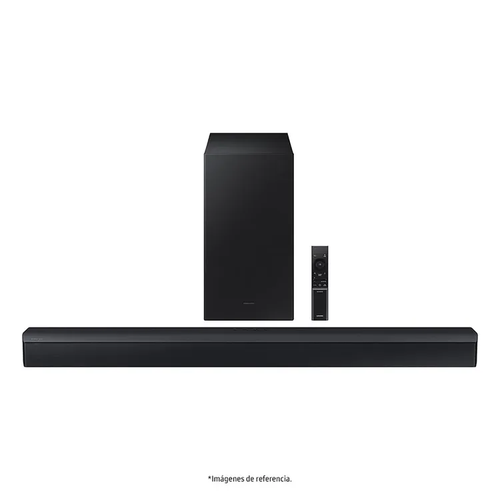 Barra de sonido Samsung, Subwoofer, 2.1 canales Conexión inalámbrica con el televisor, Experiencia de sonido envolvente, Potencia 300W, Garantia de 1 Año