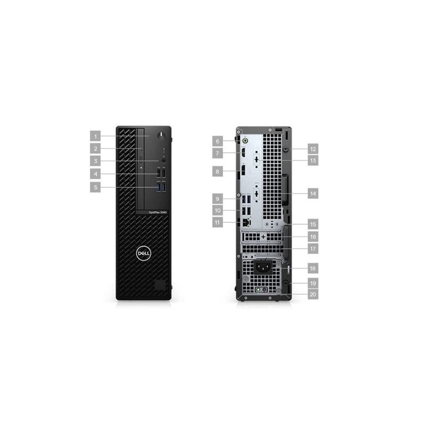 PC Dell OptiPlex 3080 SFF Intel Core i5 Memoria 8GB 256GB SSD W10 Pro