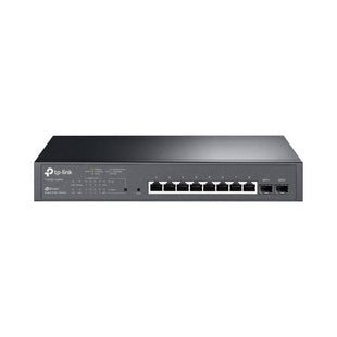 Switch TP-LINK Inteligente Gigabit PoE+ de 8 Puertos con 2 Ranuras SFP JetSteam