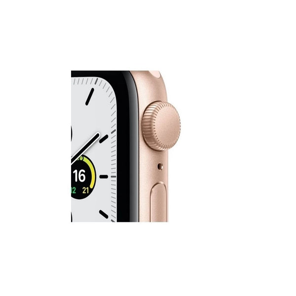Apple Watch SE GPS, 40mm Gold Aluminium Case with Pink Sand Sport Band