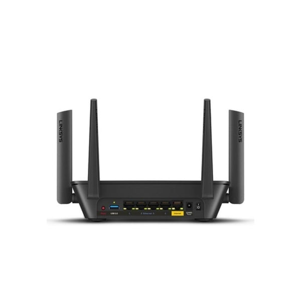 Router Mesh MR8300 router WiFi mesh tribanda AC2200 MU-MIMO Max-Stream 400+867+867 Mbps,  (5 GHz + 5 GHz + 2,4 GHz),Puerto USB 3.0,4 antenas ajustables + 6 amplificadores de alta potencia,Tecnología Beamforming avanzada,1 puerto WAN Gigabit,4 puertos LAN