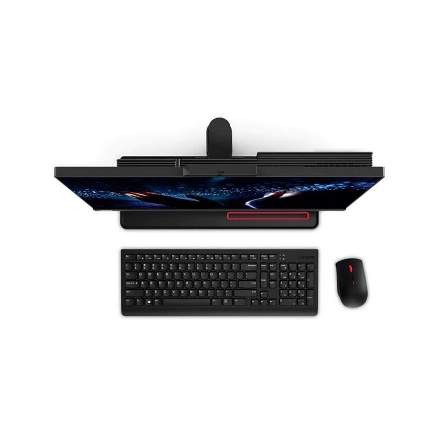 Computador Lenovo Todo en Uno, Intel Core i5, Pantalla 21,5 FHD, 8GB RAM, 1 TB SATA+ 128GB SSD, Windows 10 Pro, negro