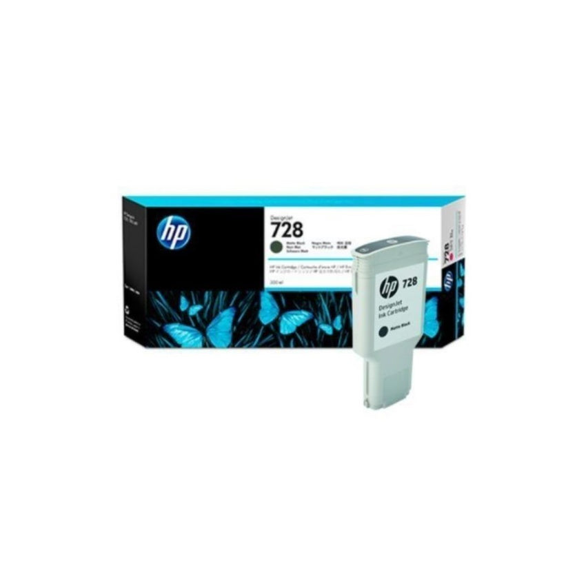 Cartucho de tinta DesignJet HP 728 de 300 ml negro mate