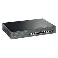 Switch TP-LINK Inteligente Gigabit PoE+ de 8 Puertos con 2 Ranuras SFP JetSteam