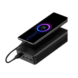 Powerbank carga rápida 27.000 mah negra