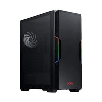 Chasis gamer XPG by ADATA STARKER Negro / ATX / Vidrio templado X1 / 1 Fan cooler ARGB + 1 Fan Cooler Standard + Fuente de poder XPG PROBE / 600 Watts / Certificada 80 Plus Bronze