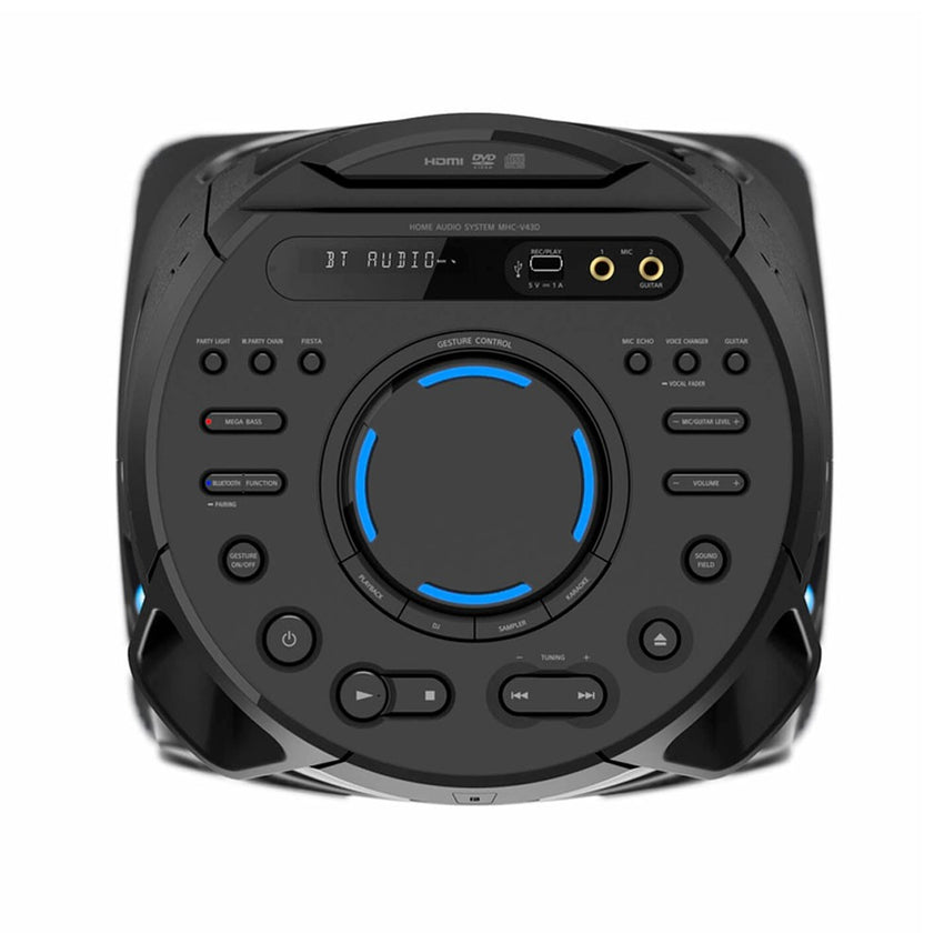 Sistema de audio de alta potencia V43D con tecnología BLUETOOTH®