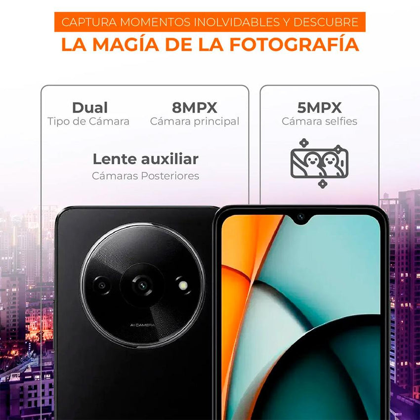 Celular Redmi A3 Negro Ocaso 4GB + 128GB