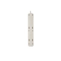 Supresor de Sobretensiones de 6 Tomacorrientes Protect It!, Cable de 1.83 m (6 pies), 790 joules, Gabinete Gris Claro