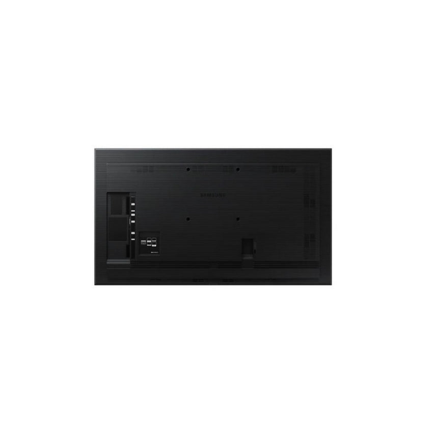 Samsung Monitor Industrial QB55R,Tamaño 55,Resolución 3840X2160 4K UHD, Brillo 350nit, Contraste: 4000:1  ¤ Certificación contra polvo IP5X,  Diseño Simétrico, bordes delgados y  parte trasera plana para instalación fácil y limpia,Características: uso 16