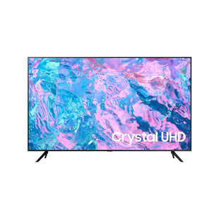 Televisor Samsung FLAT LED Smart TV 85 pulgadas Crystal UHD 4K  /3,840 x 2,160 /HDR / DVB-T2 /LAN /WIFI 5 / Bluetooth 5.2 / Google Meet / AirPlay 2 /modo ambiente/ Modo Juego/ HDMI x 3/ USB x1 /abre y edita archivos de Office/ Garantía 1 año, Ficha técnic